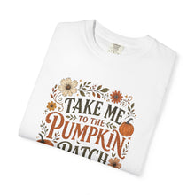 Load image into Gallery viewer, Take Me to the Pumpkin Patch T-Shirt | Autumn Pumpkin Floral Tee | Pumpkin Patch Outfit Shirt | Take Me to the Pumpkin Patch Shirt