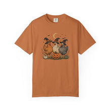 Load image into Gallery viewer, Fall Chicken Shirt | Farm Animal Halloween Shirt | Chicken Graphic Tee | Chicken Halloween Shirt | Chickens Halloween | Chicken Lover Gift