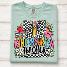 Load image into Gallery viewer, Kindergarten Teacher Shirt, Comfort Colors Teacher Tee, Cute Kindergarten Shirt, Back to School Teacher Shirt, Teacher Gift
