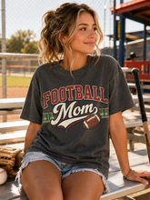 Load image into Gallery viewer, Football Mom Gifts | Custom Football Shirt | Football Mom Shirt | Game Day Essentials | Football Moms Club | Mom Football Shirt
