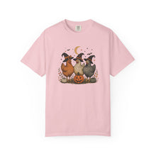 Load image into Gallery viewer, Fall Chicken Shirt | Farm Animal Halloween Shirt | Chicken Graphic Tee | Chicken Halloween Shirt | Chickens Halloween | Chicken Lover Gift
