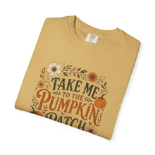 Load image into Gallery viewer, Take Me to the Pumpkin Patch T-Shirt | Autumn Pumpkin Floral Tee | Pumpkin Patch Outfit Shirt | Take Me to the Pumpkin Patch Shirt
